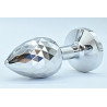 MyPlayToys Plug Ikonik Diamond M 7 x 3.3cm Argent